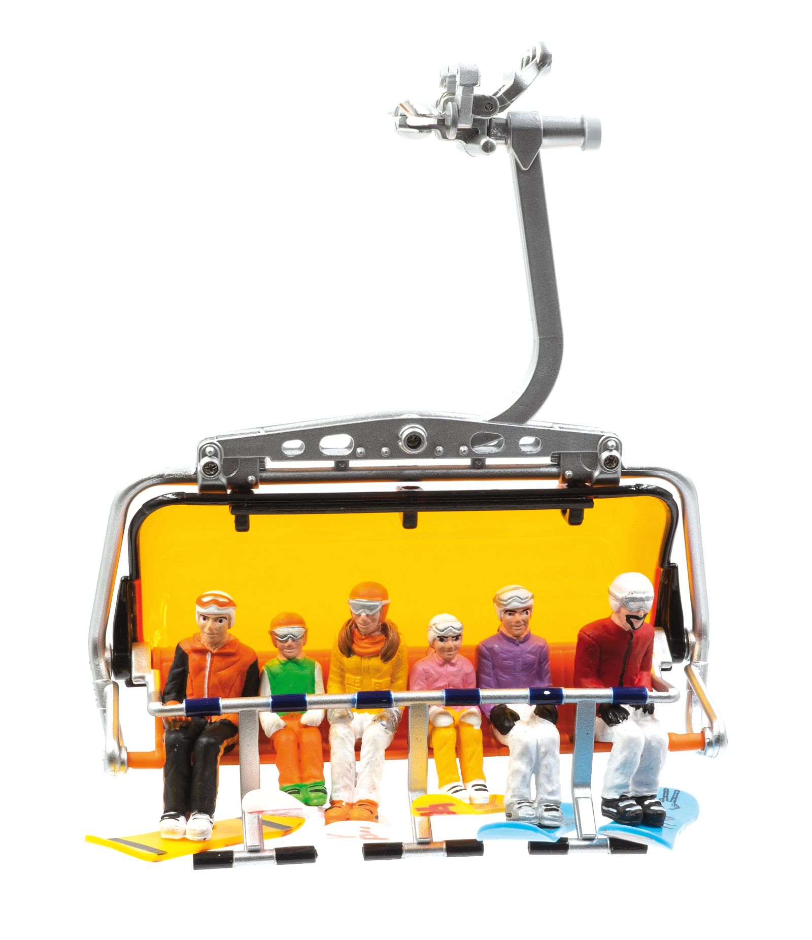 hobbytrain-modellautos-6-figuren-sitzend-snowboard-1-32-set image 1