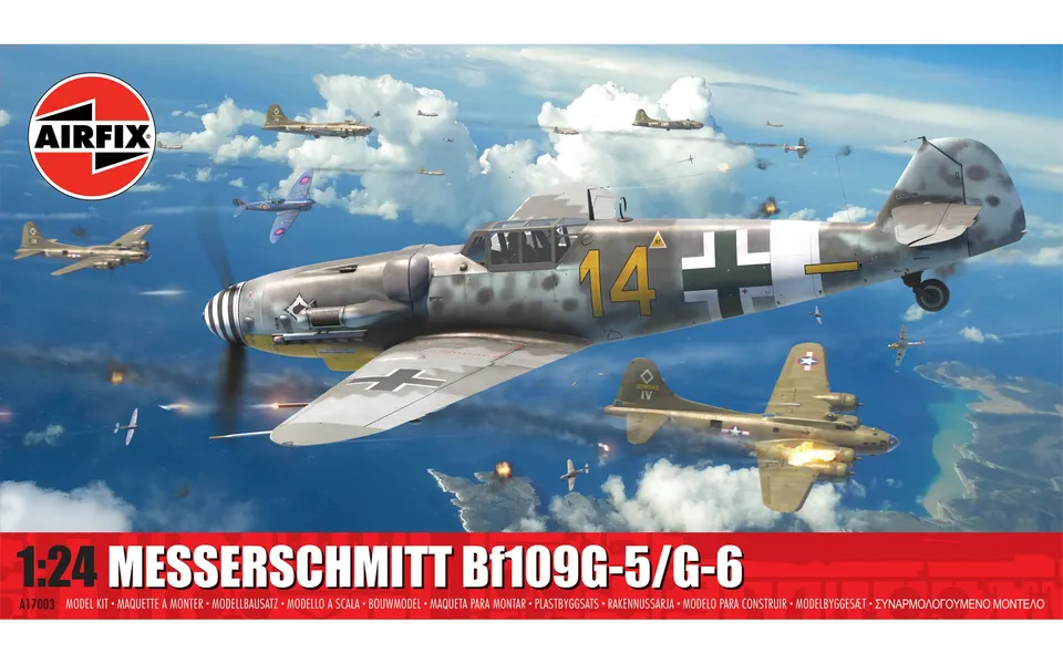 airfix-17003-bf109-g-5-g-6-flugzeug-bausatz-1-24-motor image 1