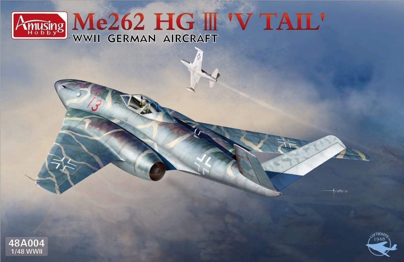 amusing-hobby-48a004-me-262-hgiii-v-tail-1-48 image 1