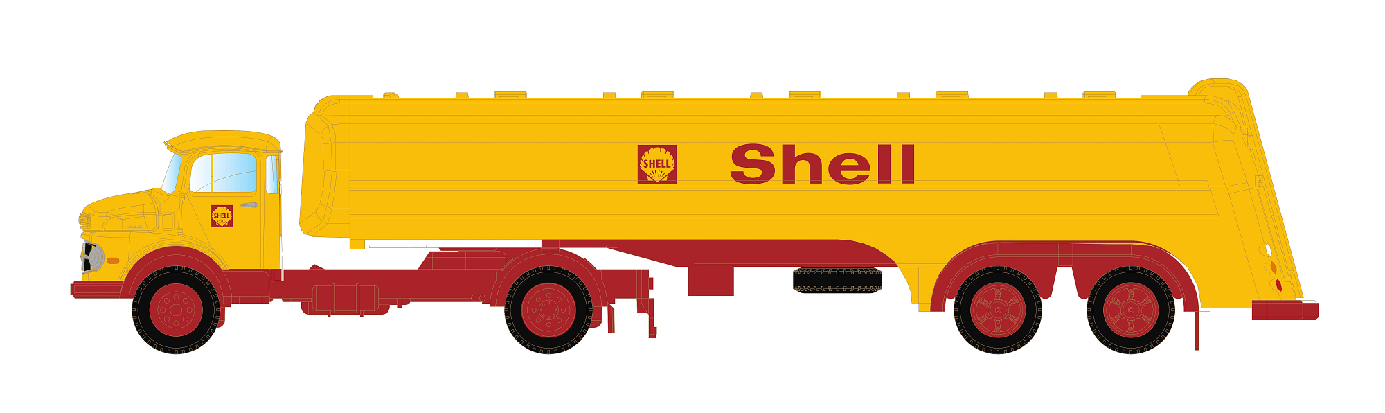 hobbytrain-mb-l322-tank-sz-shell-lkw-modell-spur-n image 1