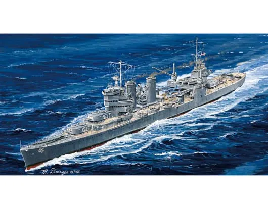 trumpeter-05743-uss-astoria-ca-34-schiffsmodell-1-700-1942 image 1