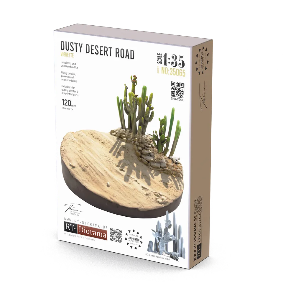 rt-diorama-35065-dusty-desert-road-vignette-1-35 image 1