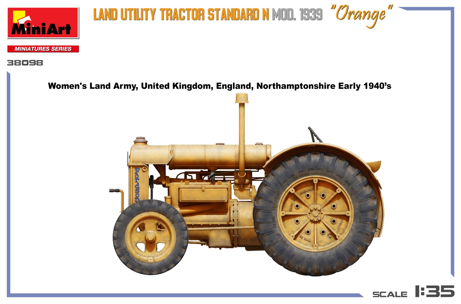 miniart-38098-standard-n-orange-traktor-modellbausatz-1-35 image 5