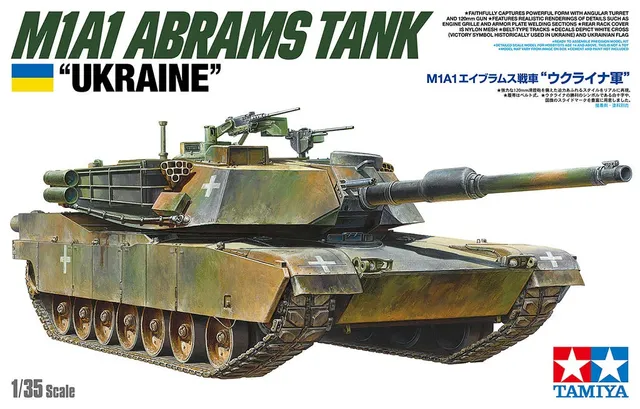 tamiya-25216-m1a1-abrams-ukraine-panzer-bausatz-1-35 image 1