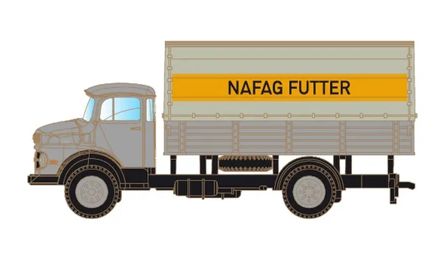 hobbytrain-mb-l322-pritsche-plane-nafag-modellauto-ch image 1