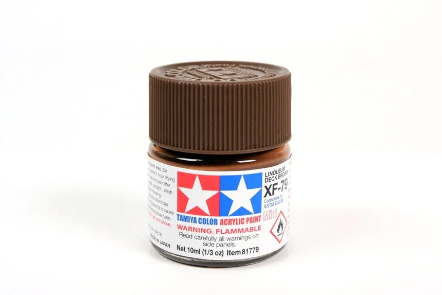 tamiya-xf79-linoleum-deck-brown-acrylfarbe-10ml-matt image 1