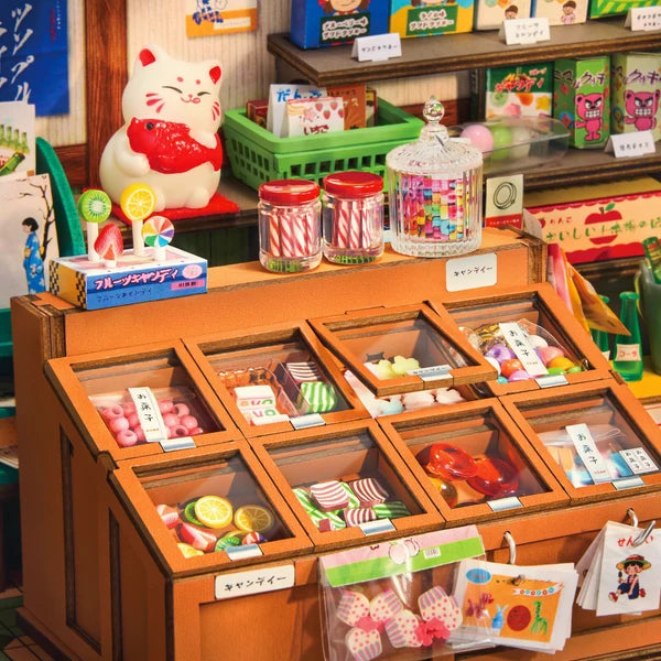robotime-tge05-rolife-corner-shop-book-nook-holzbausatz image 2