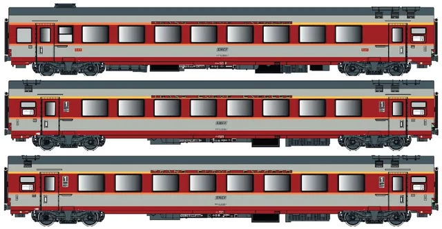 hobbytrain-gc-personenwagen-3er-set-sncf-jules-verne-b-ac image 1
