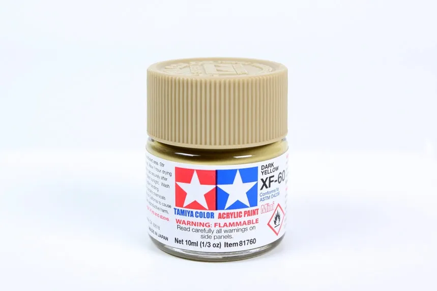 tamiya-81760-xf60-dark-yellow-acrylfarbe-10ml image 1