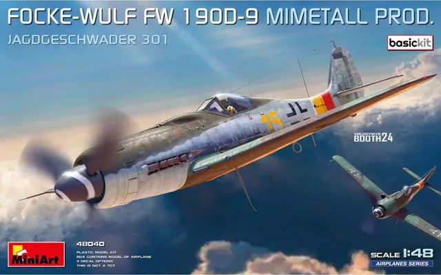 miniart-48040-fw-190d-9-flugzeugmodell-1-48-jg-301 image 1