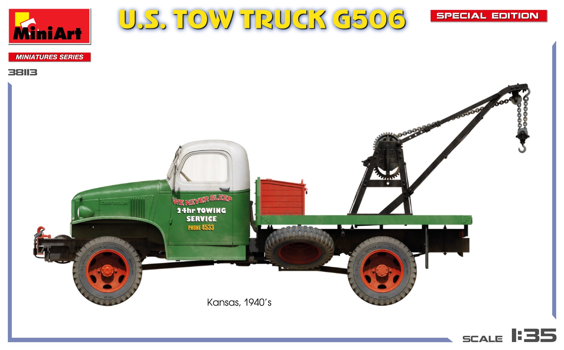 miniart-38113-u-s-tow-truck-g506-modellbausatz-1-35 image 3