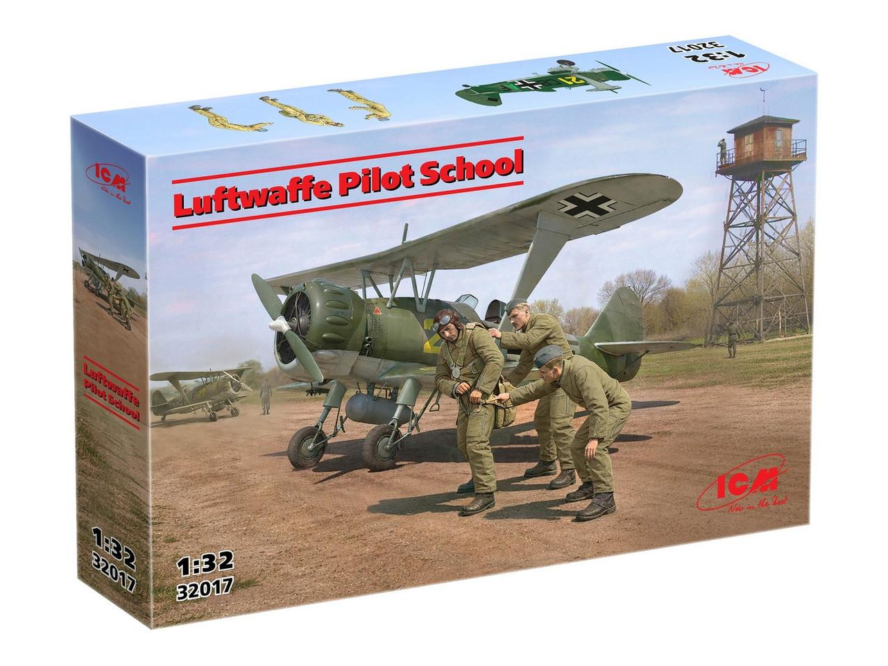 icm-32017-1-32-luftwaffe-pilotenschule-figuren-bausatz image 1