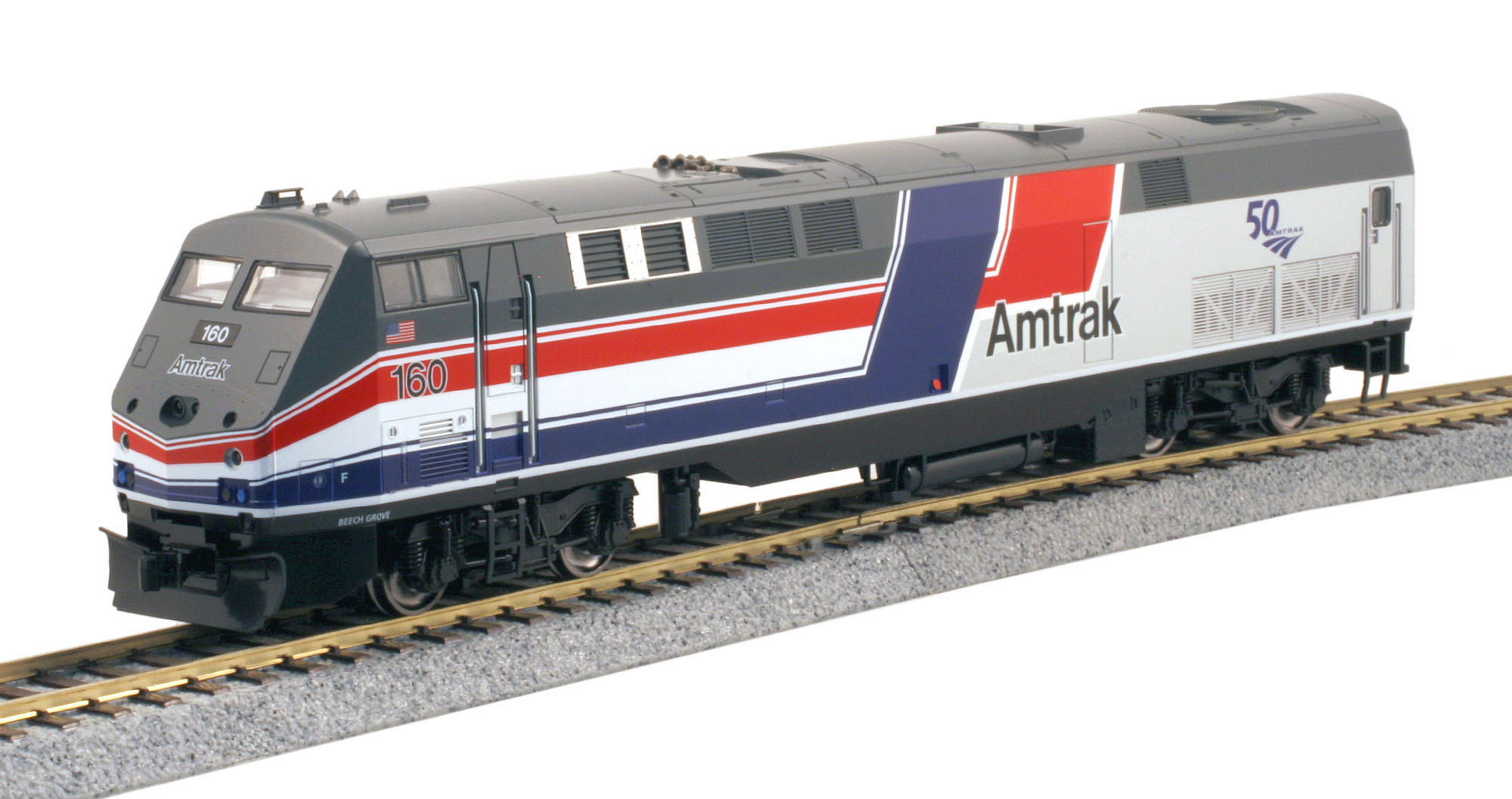 hobbytrain-diesellok-ge-p42-amtrak-160-sound-dash-8 image 1
