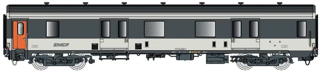 hobbytrain-zubeh-r-packwagen-mc76-dd2-sncf-corail-spur-n image 1