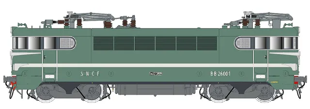 hobbytrain-elektrolok-bb-26001-e-lok-sncf-ep-iiid image 1