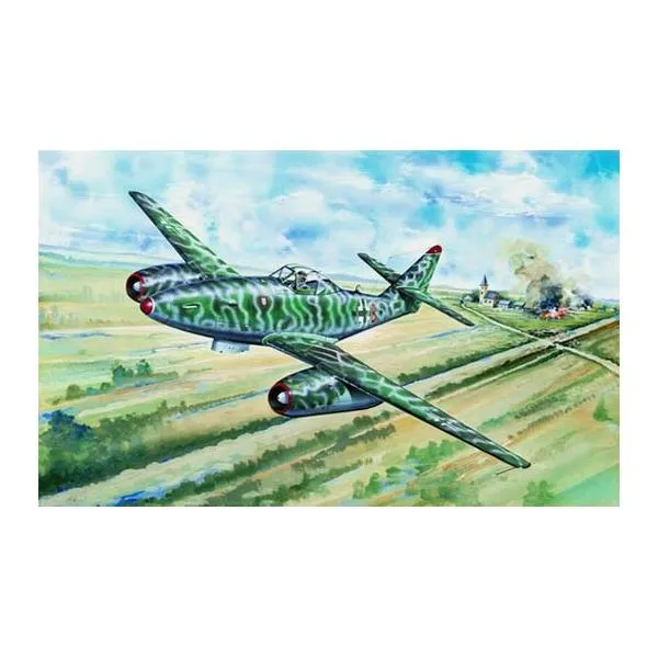 trumpeter-02236-me-262-a-2a-flugzeug-bausatz-1-32 image 1
