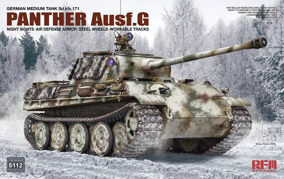 rye-field-model-5112-panther-ausf-g-panzer-1-35-nachtsicht image 1