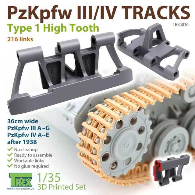 t-rex-85016-pzkpfw-iii-iv-kette-typ-1-modellkette-1-35-216-glieder image 1