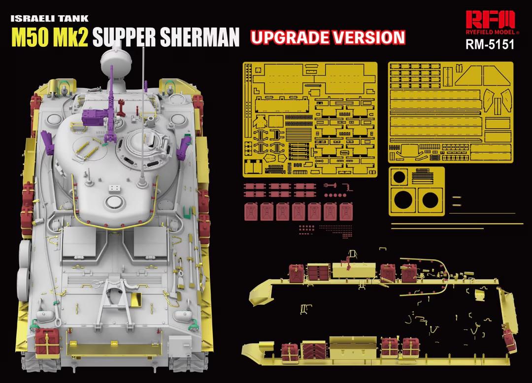 rye-field-5151-1-35-m50-super-sherman-mk2-bausatz image 1