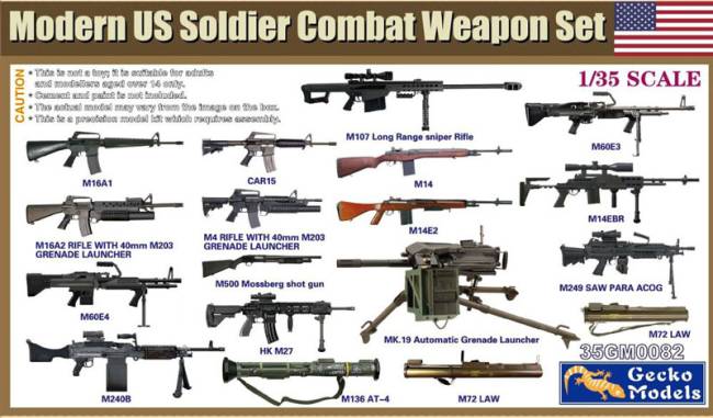 gecko-35gm0082-us-soldier-waffenset-bausatz-1-35-modern image 1