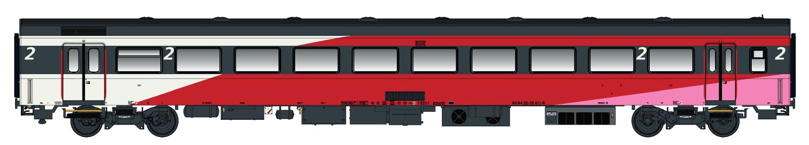 hobbytrain-personenwagen-icrm-2-kl-ns-endwagen-wg-21 image 1