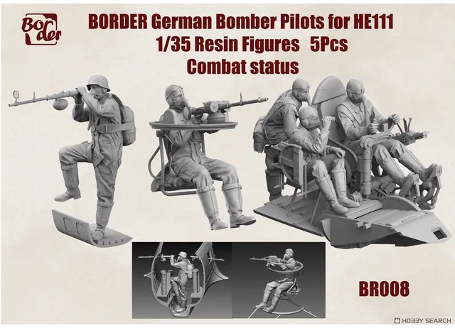 border-models-br008-bomber-piloten-1-35-figuren-he111 image 1