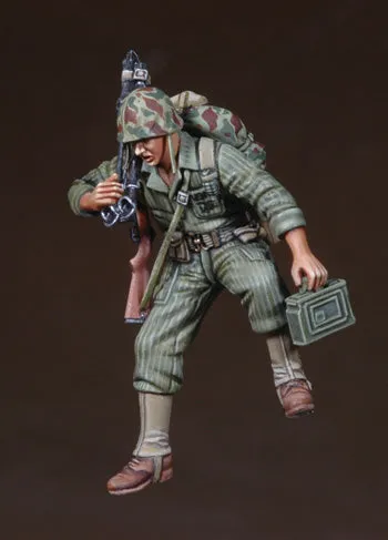 def-model-do35039-usmc-mg-figur-resin-1-35-wwii-korea image 1