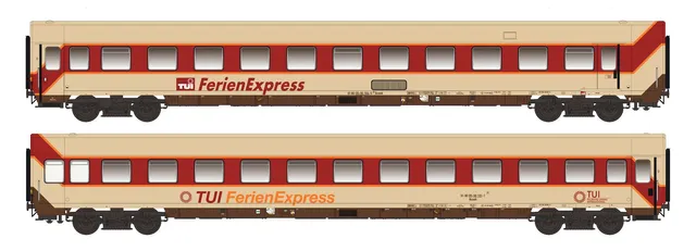 hobbytrain-personenwagen-tui-ferienexpress-liegewagen-ep-iv-2er image 1