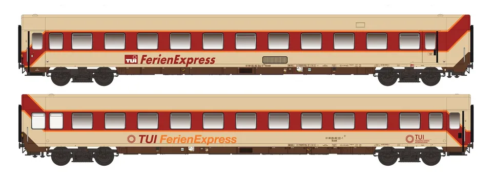hobbytrain-personenwagen-tui-ferienexpress-liegewagen-ep-iv-2er image 1