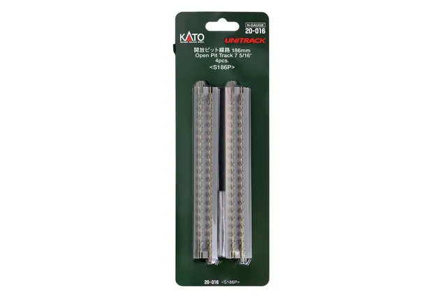 hobbytrain-gleise-grubengleis-offen-186mm-4-stk-set image 1