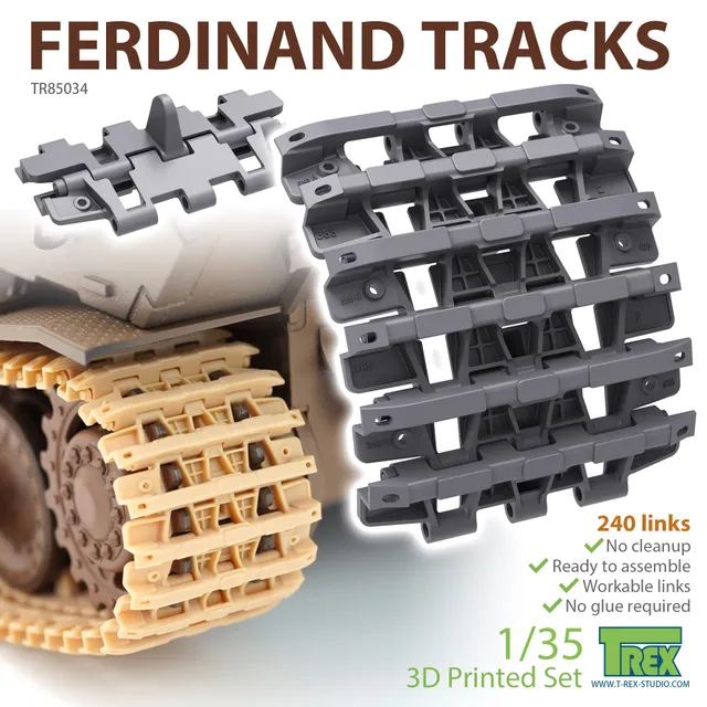 t-rex-85034-ferdinand-gleiskette-1-35-3d-druck-240-glieder image 1