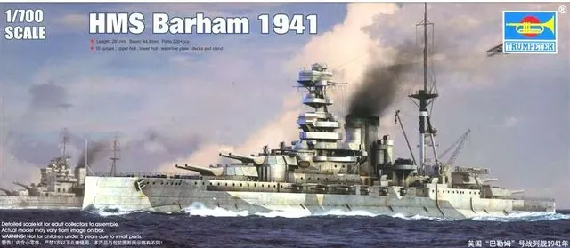 trumpeter-05798-hms-barham-1941-schiff-1-700-ww2 image 1