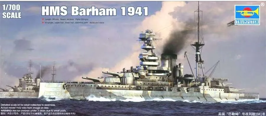 trumpeter-05798-hms-barham-1941-schiff-1-700-ww2 image 1