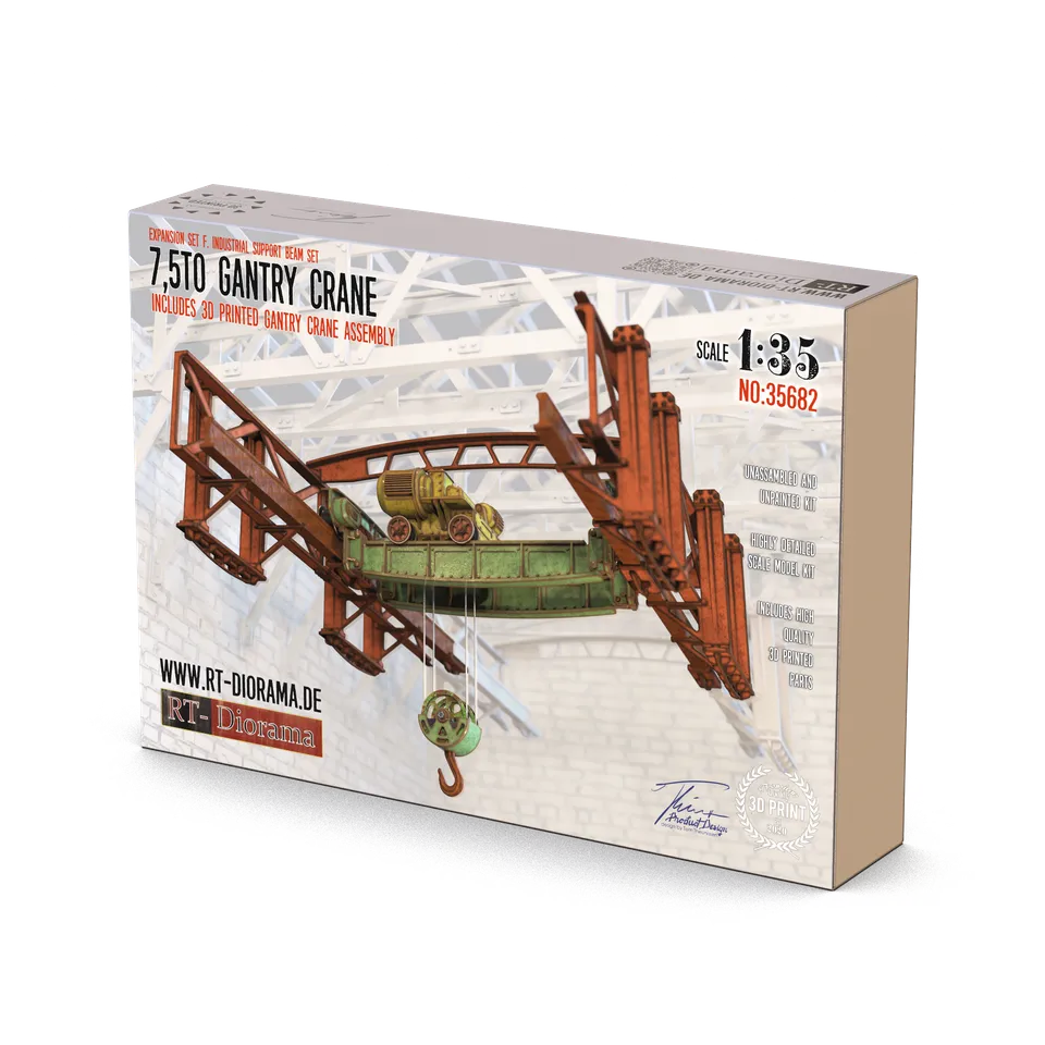 rt-diorama-35682-portalkran-7-5t-diorama-1-35-ww2-resin image 1