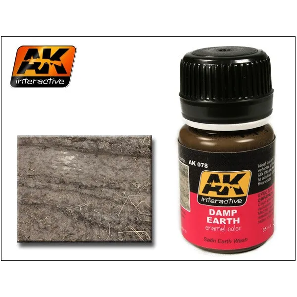 ak-interactive-078-damp-earth-35ml-enamel-weatheringfarbe image 1
