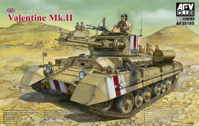 afv-club-35185-valentine-mk-ii-panzermodell-1-35-ww2 image 1