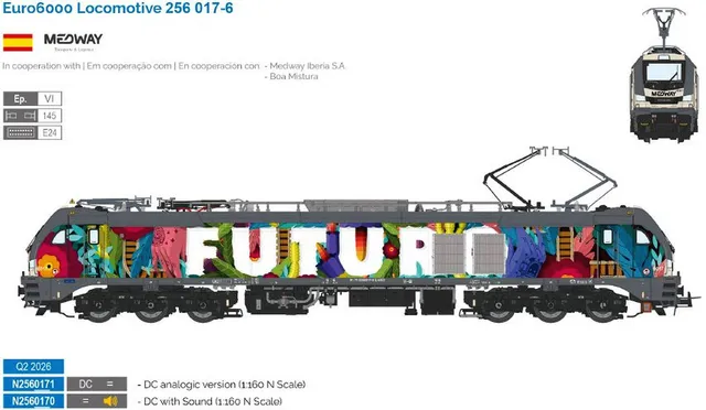 hobbytrain-elektrolok-serie-6006-euro-6000-medway-sound image 1