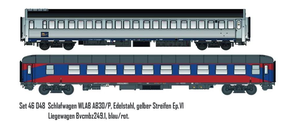 hobbytrain-personenwagen-3er-set-nachtzugwagen-ab30-tri-bte-ep-vi image 1