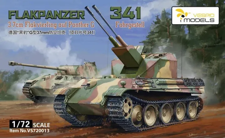 vespid-720013-flakpanzer-341-panther-panzermodell-1-72 image 1