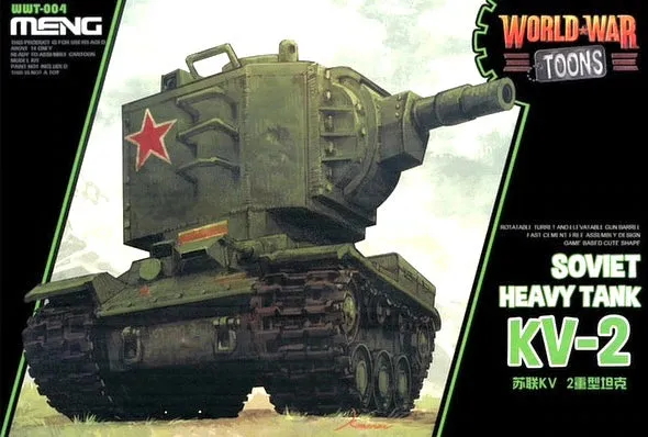 meng-wwt004-kv-2-egg-panzer-modell-toon-ww2 image 1