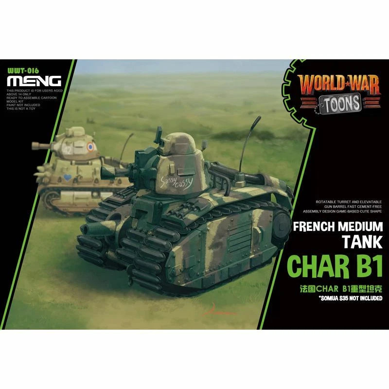 meng-wwt016-char-b1-world-war-toons-panzer-bausatz-egg image 1