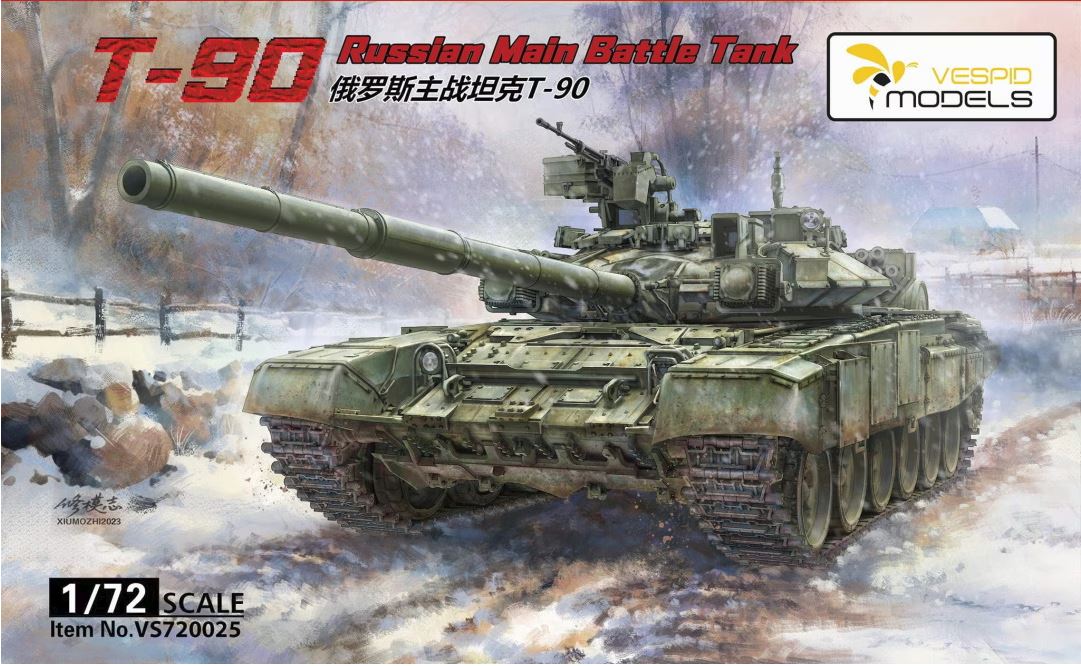 vespid-720025-t-90-mod-1992-panzer-modellbausatz-1-72 image 1
