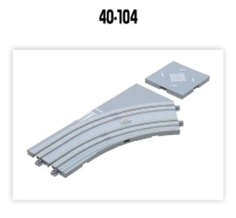 hobbytrain-unitram-r180-45-gebogenes-gleis-rechts image 1