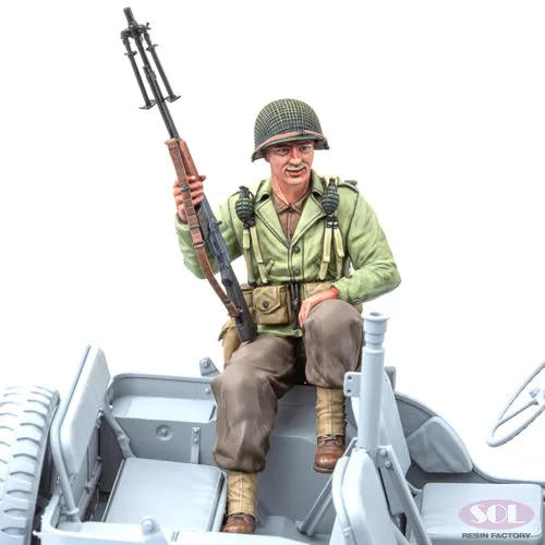 sol-resin-factory-mm567-us-army-bar-gunner-figur-1-16-ww2 image 1