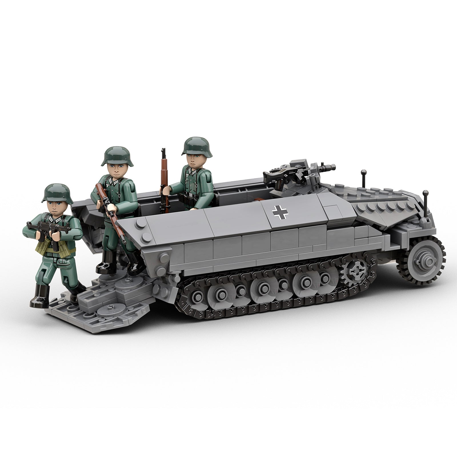 build-army-ba0251-sd-kfz-251-ausf-d-klemmbaustein-ww2 image 2