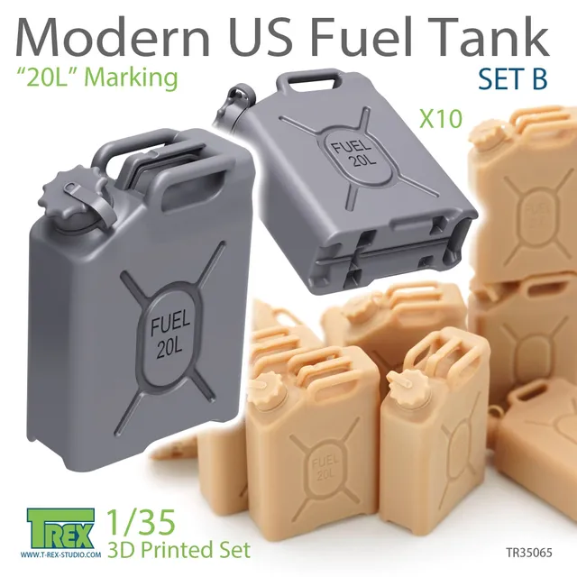 t-rex-35065-us-fuel-tank-set-b-kanister-1-35-20l image 1