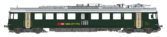 hobbytrain-rbe-4-4-1461-triebwagen-sbb-sound image 1