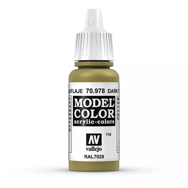 vallejo-model-color-70-978-dark-yellow-acrylfarbe-17ml-matt image 1
