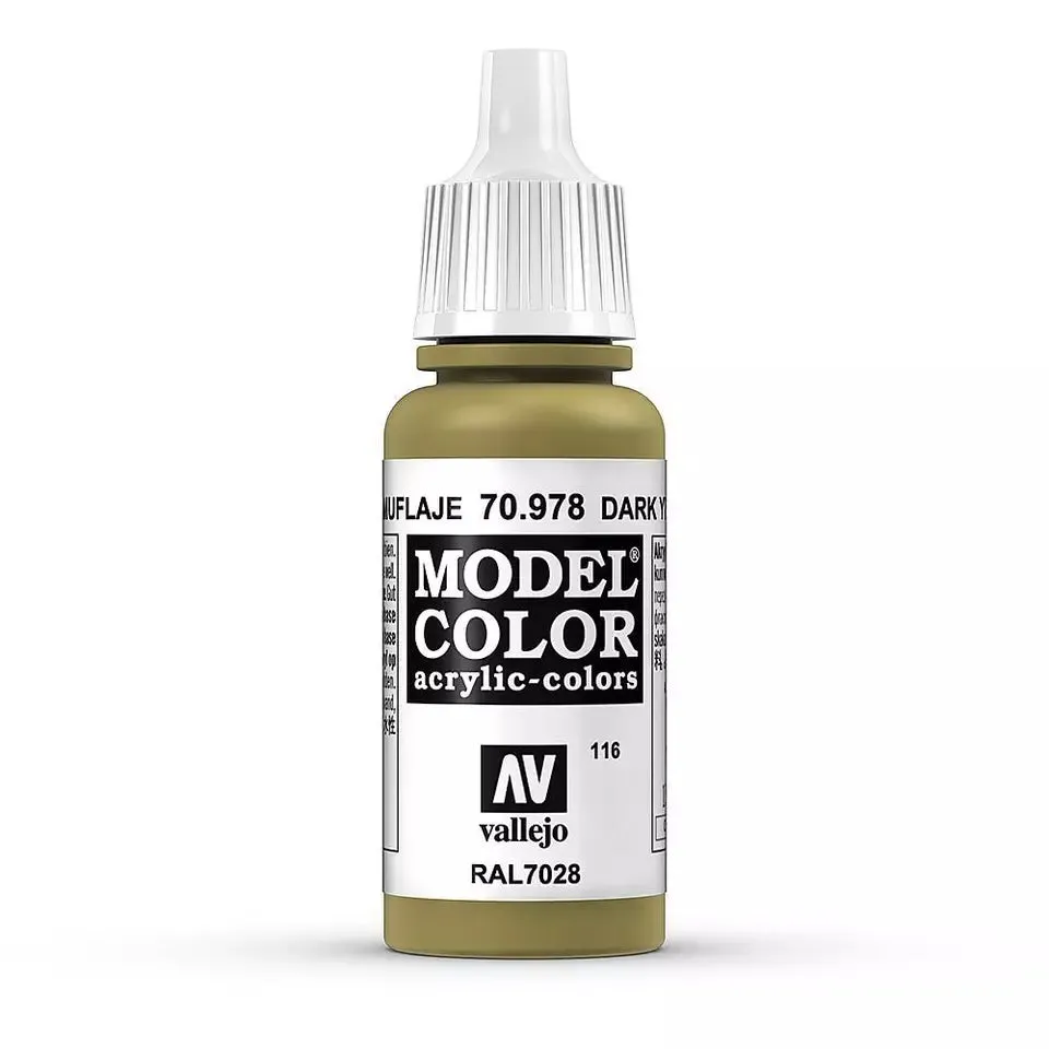 vallejo-model-color-70-978-dark-yellow-acrylfarbe-17ml-matt image 1