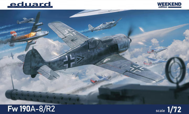 eduard-7467-fw-190a-8-r2-weekend-flugzeugbausatz-1-72 image 1